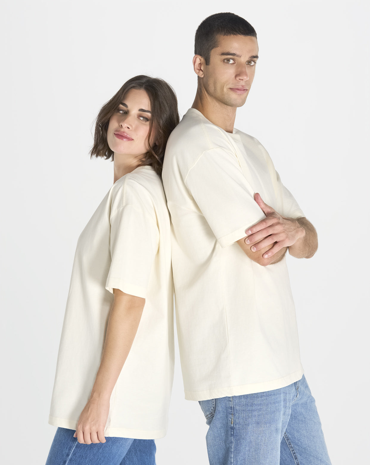 T-shirt oversize 240 GSM à personnaliser