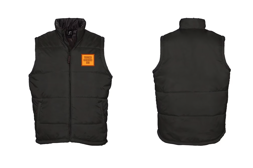 Doudounne SOLS : Personnalisation avant coeur