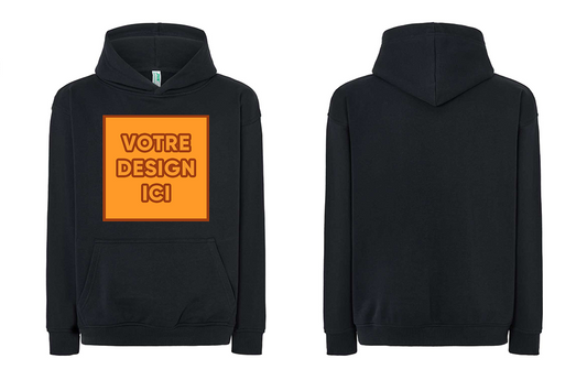 Pull Oversize 320 GSM : Personnalisation grand avant