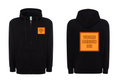 Sweat à capuche 290 GSM : Personnalisation avant et dos