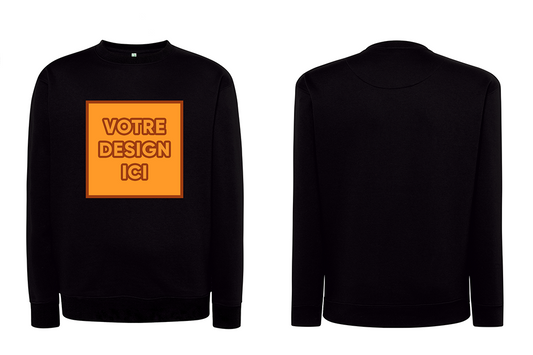 Sweatshirt 290 GSM : Personnalisation avant grand