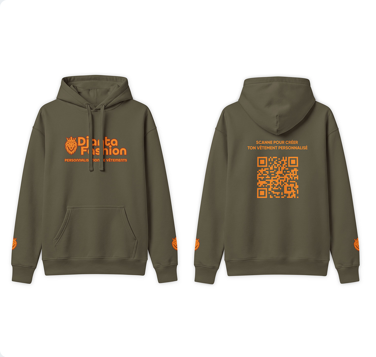 Sweat à capuche 320 GSM à personnaliser