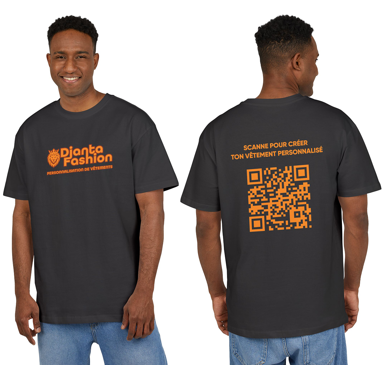 Tshirt Oversize 240 GSM à personnaliser