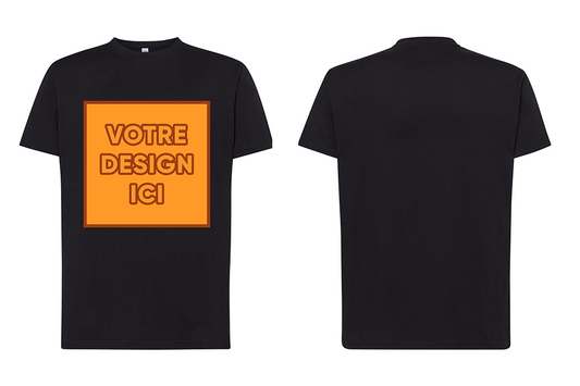 Tshirt 190 GSM : Personnalisation avant grand