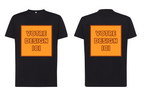 Tshirt 190 GSM : Personnalisation avant grand et dos