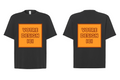 Tshirt Oversize 240 GSM : Personnalisation avant grand et dos