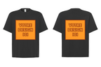 Tshirt Oversize 240 GSM : Personnalisation avant grand et dos