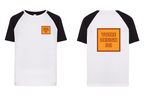 Tshirt Sport Bicolore : Personnalisation avant coeur et dos