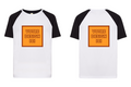 Tshirt Sport Bicolore : Personnalisation avant grand et dos