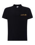Polo noir Ingénieur chercheur d'argent