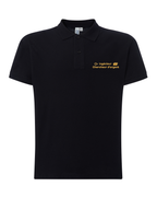 Polo noir Ingénieur chercheur d'argent