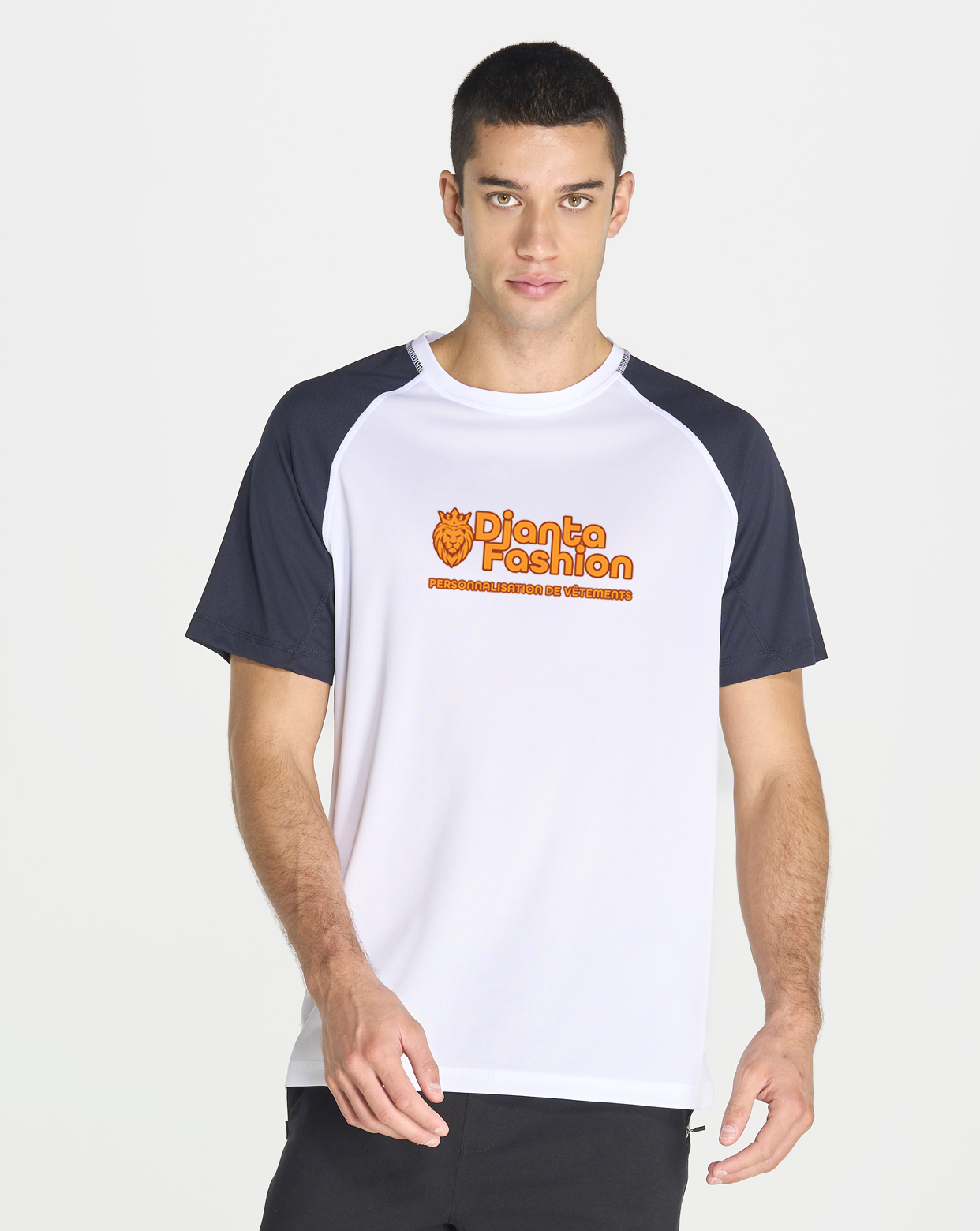 Tshirt Sport Bicolore à personnaliser