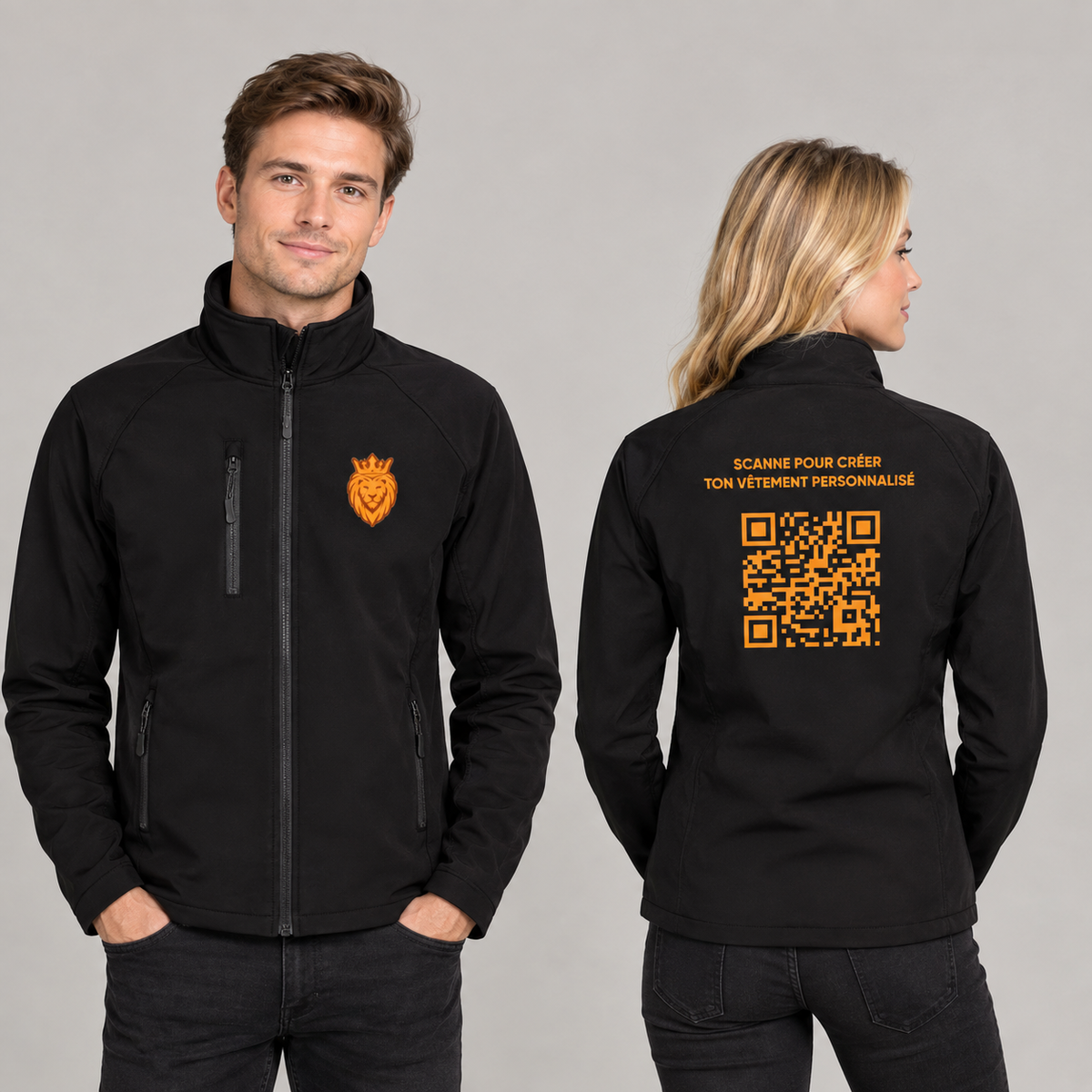 Softshell manches longues à personnaliser